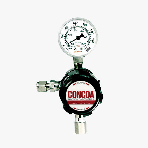 CONCOA 438 Series | Rear Entry UHP Line Regulator | Rear Entry Port, Chrome-Plated Brass