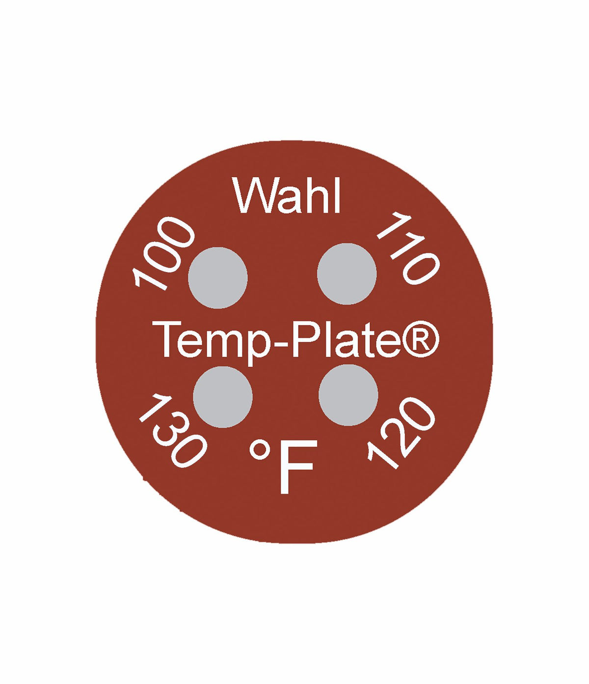 Palmer Wahl 444_Labels | Mini Round Temp-Plate Labels | 4 points, 14 mm - generaltechuae