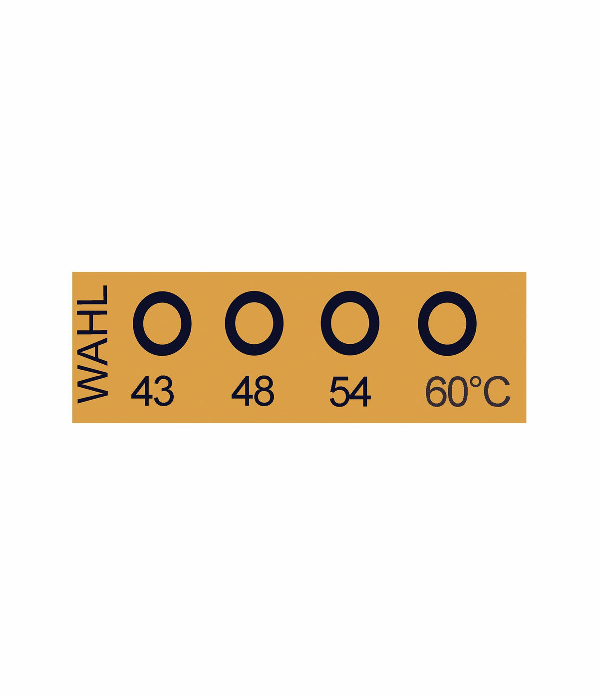 Palmer Wahl 450_Label | Micro IC Batch/Vacuum Chamber Temp-Plate Label | 4 points, 43 to 193 °C - generaltechuae