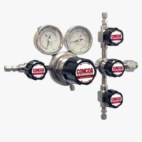 CONCOA 455 Series | Corrosive Gas Regulator | Dursan Treated Internals, Monel Gauges