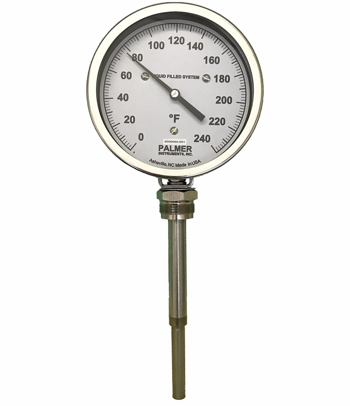 Palmer Wahl 50A, 50AL | Rigid Stem Direct Drive Dial Thermometer, 50A & 50AL | 5 in Dial - generaltechuae
