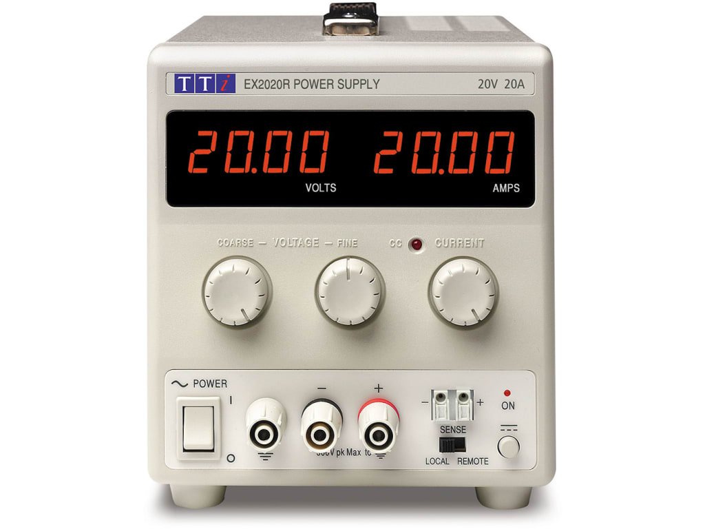 TTi EX2020R | Precision DC Bench | EX-R Series Mixed-Mode Regulated  400W Power Supply 20V/20A