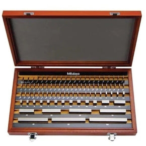 Mitutoyo 516-947-10 Metric Rectangle Steel Gauge Block Set (87 Pieces)