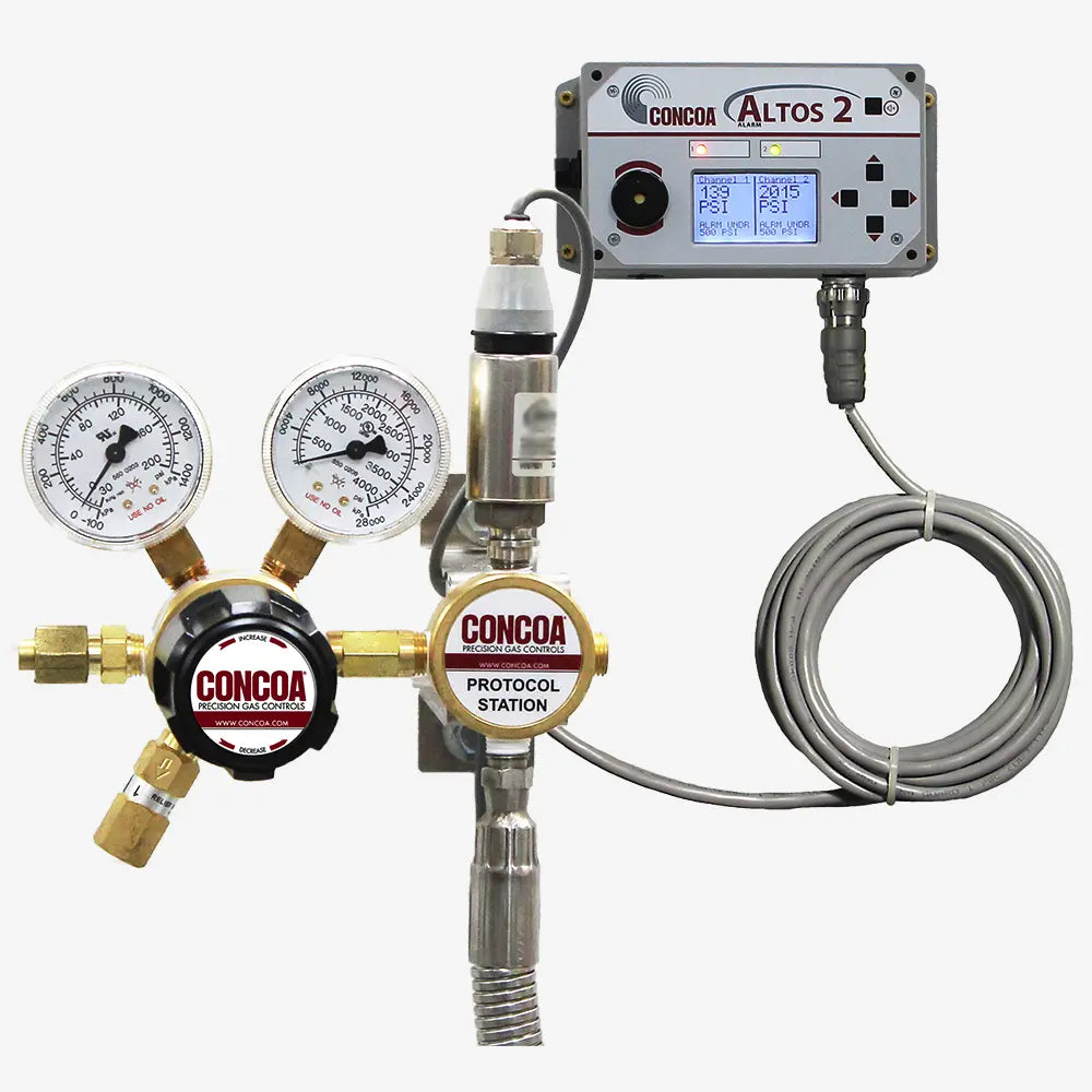 CONCOA 529TS20-01-CONC | 529 Series Protocol Monitor Station | 316L Stainless, 4500 PSIG, Intrinsically Safe