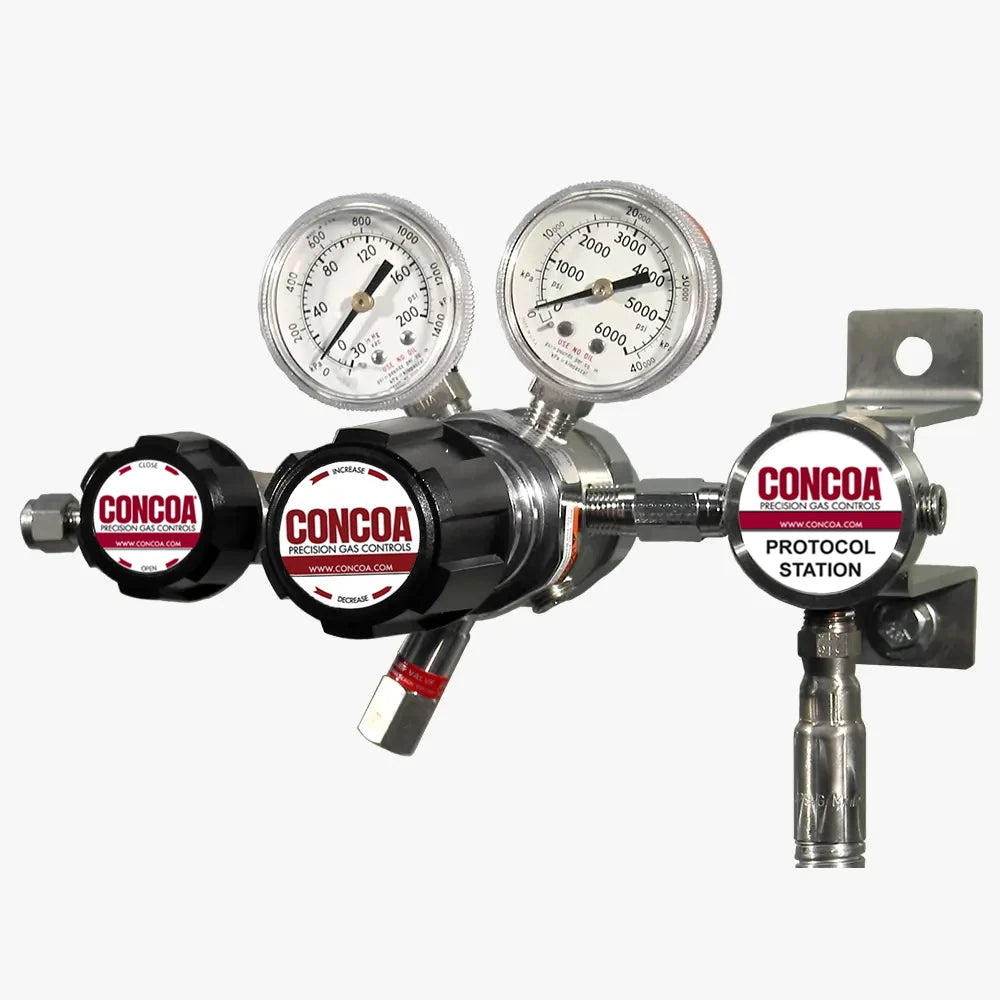 CONCOA 5290121-01-CON | 529 Series Protocol Station | Single Stage Brass, 4500 PSIG
