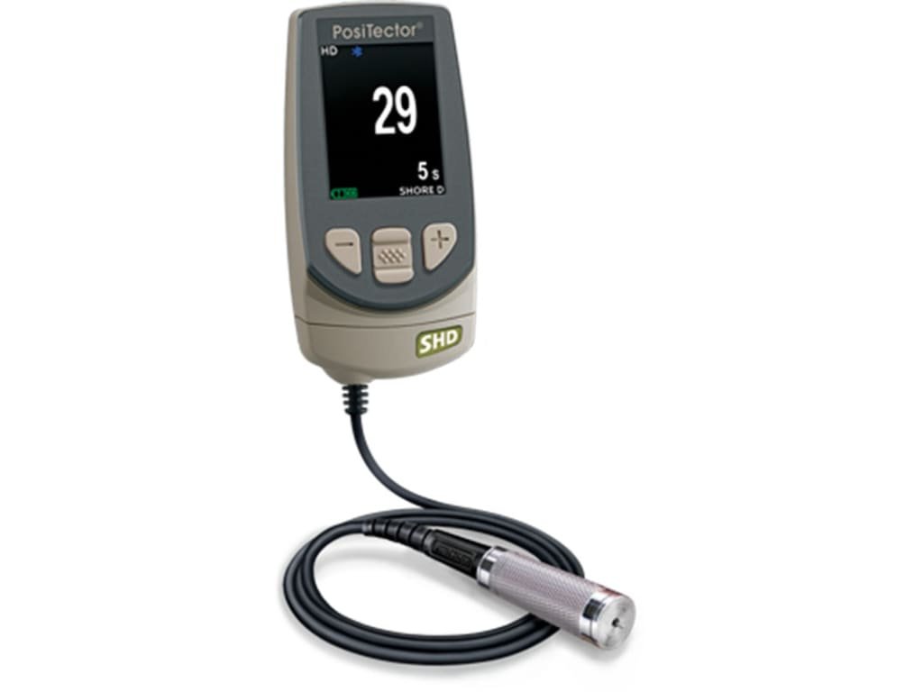 Defelsko SHD D1 | Shore D Hardness Tester | For use on medium to extra hard materials such as hard rubber, epoxies, hard plastics, PVC, acrylic, etc.