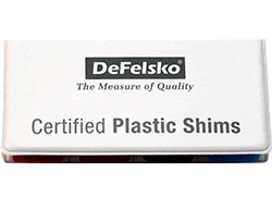 DeFelsko STDCS05 | CS5 Certified Plastic Shim | 125 µm, ±2 µm - generaltechuae
