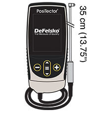 DeFelsko F90ES1 | PosiTector 6000 F90ES Coating Thickness Gauge, Standard | 0–1150 µm, Standard Body - generaltechuae