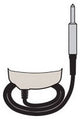 DeFelsko PRBF0S | PosiTector 6000 F0S Probe Only | Ferrous, 0–1150 µm, 0° Microprobe - generaltechuae
