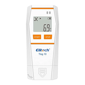 Elitech Tlog 10 | Digital Temperature Data Logger | Reusable Temperature Recorder  | PDF Report USB Port | 32000 Points With Internal Temperature Probe