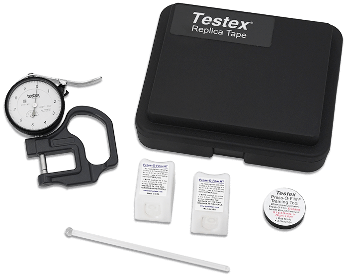 DeFelsko RTKITMILCERT | Testex Dial Thickness Gage Kit, Certified | Mils, Analog Micrometer Kit - generaltechuae