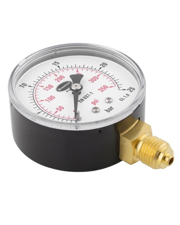 Brannan 34/482/0 | General Purpose Pressure Gauge | 63 mm, 0 to 160 bar, 1/4 in BSP back - generaltechuae (2)