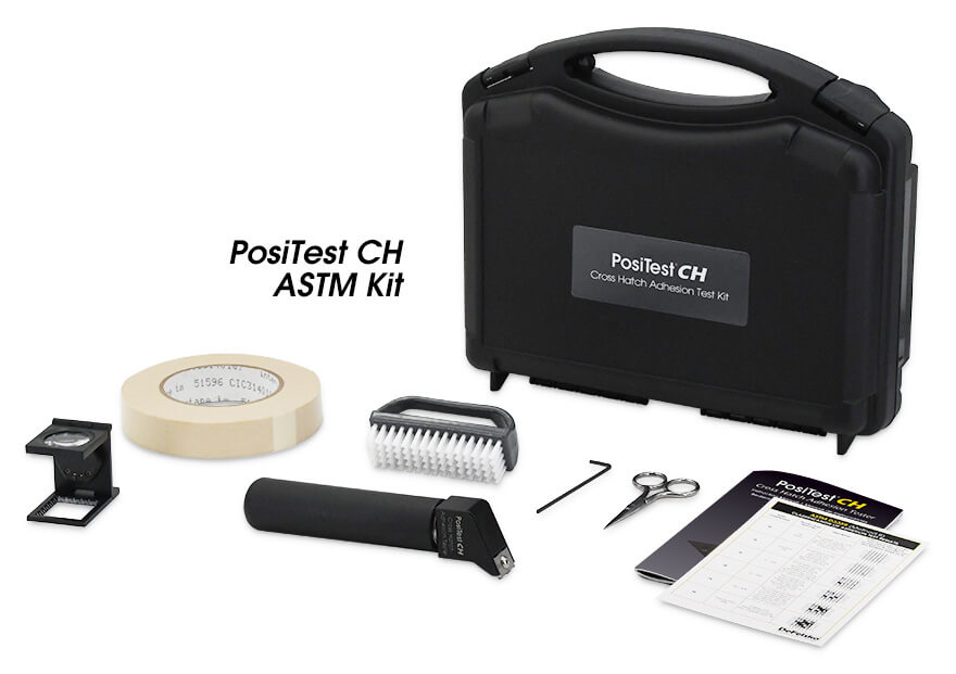 DeFelsko CHKITISO6X1 | PosiTest CH Cross Hatch Adhesion Tester Kit | ISO 2409, 1 mm / 6 teeth Blade - generaltechuae