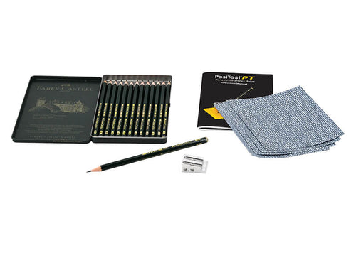 DeFelsko PTKITB | PosiTest PT Pencil Hardness Test, Basic Kit | 14 Pencils 6B–6H - generaltechuae