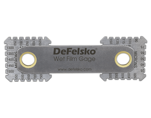 DeFelsko WFG60/1500SSC | Certified Stainless 8-Sided Wet Film Thickness Gage | 25–1,500 µm / 1–60 mils - generaltechuae