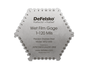 DeFelsko WFG120SS | Stainless 6-Sided Wet Film Thickness Gage | 1–120 mils - generaltechuae