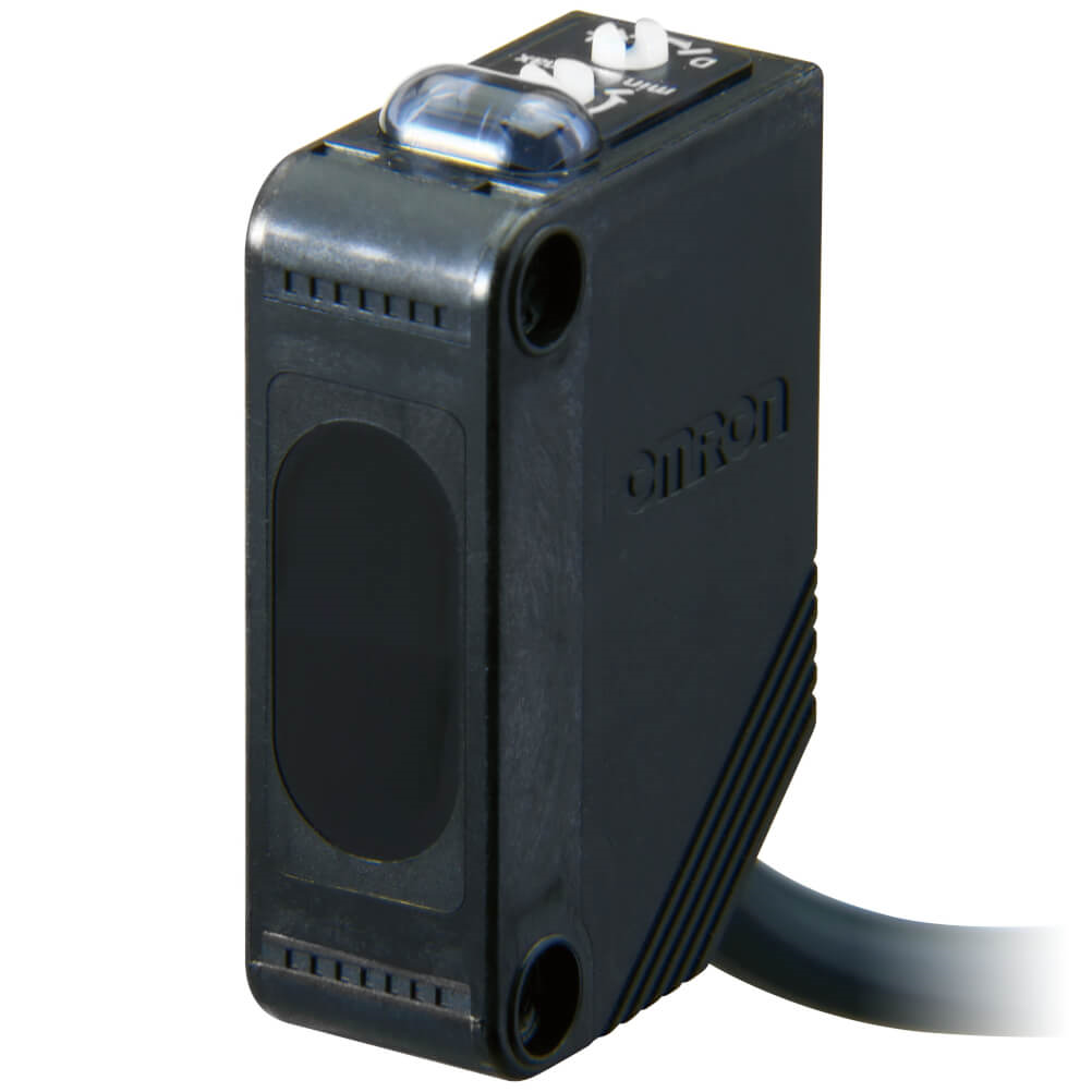 OMRON E3Z-D62 2M | Photoelectric sensor, diffuse, 1 m, DC, 3-wire, NPN, 2 m cable (requires bracket)