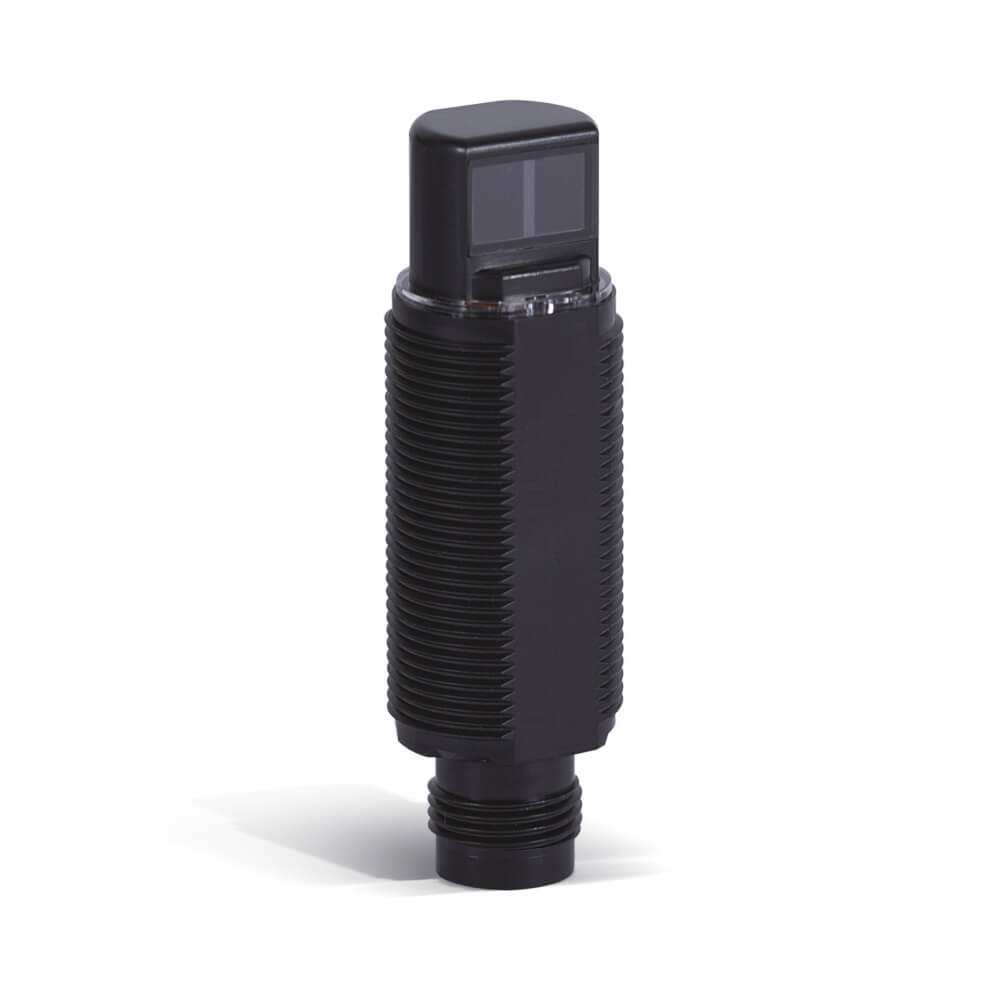 OMRON E3RA-RP21 | Photoelectric sensor, M18 radial, plastic body, red LED, retro-reflective, 0.1-4m, PNP, L-ON/D-ON selectable, M12 connector
