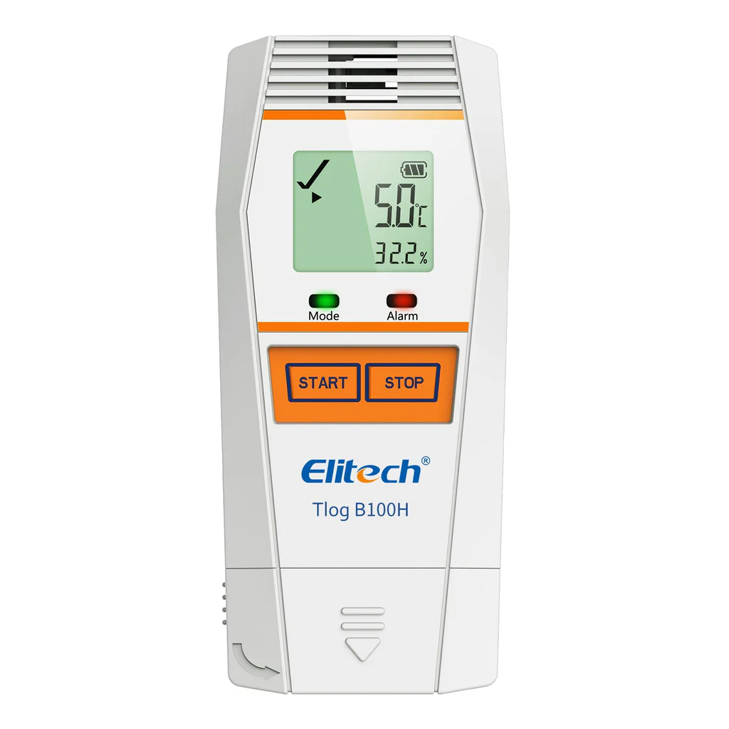 Elitech Tlog B100H | Wireless Temperature And Humidity USB Transport Data Logger |  With LCD Display