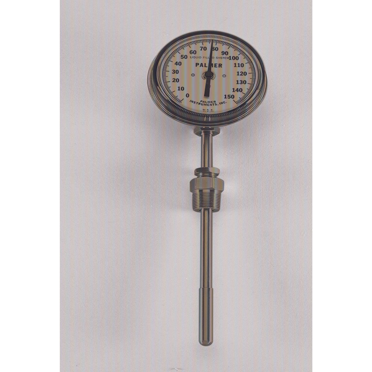 Palmer Wahl 950_Dial | 950 Series Rigid Stem Dial Thermometer | 1/2 in NPT Union, 3/8 in Stem - generaltechuae
