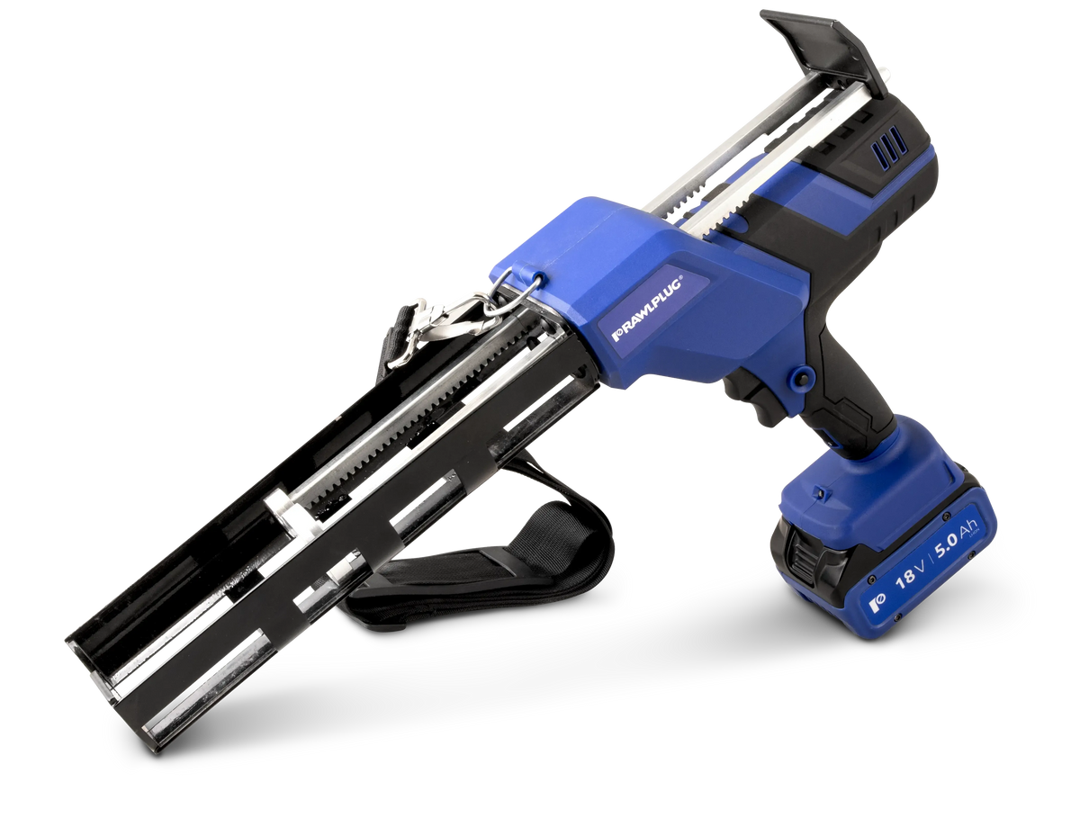 Rawlplug R-PCG18-SBS600-XS1 | RawlDispenser for R-KEX-II, 18V Cordless | 1 x 5.0Ah battery + charger - generaltechuae