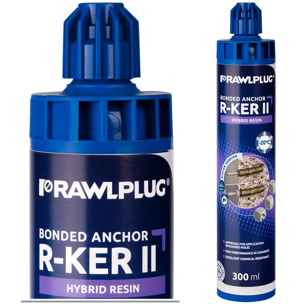 Rawlplug R-KER-II-300-W | R-KER-II Hybrid Bonded Anchor, Winter Version | 300 ml cartridge - generaltechuae