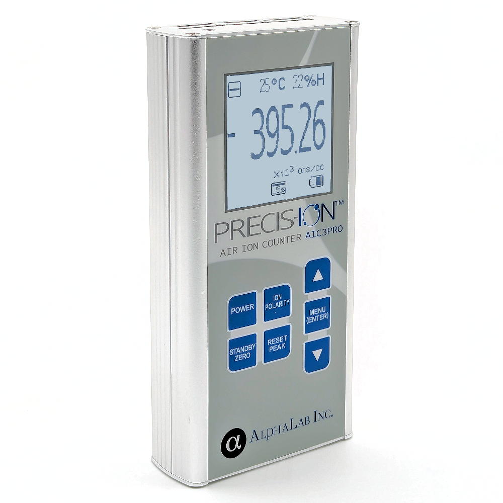 AlphaLab AIC3Pro | Precis-Ion Air Ion Counter | 2M/200M ions/cc, Dual Polarity - generaltechuae (2)