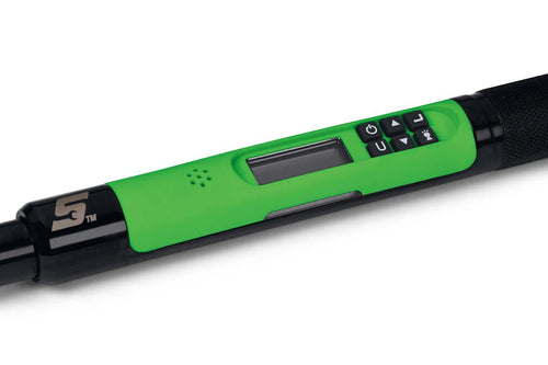 Snap-on ATECH1FS300VG | 1/4 in Drive Flex-Head TechAngle Micro Torque Wrench | 15-300 in-lb, Green/Black