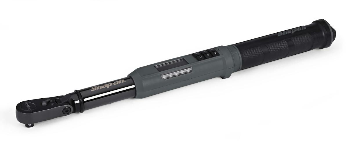 Snap-on ATECH2N125VK | TechAngle Flex-Head Electronic Torque Wrench (Metric) | 3/8 in Drive, 7–170 N·m