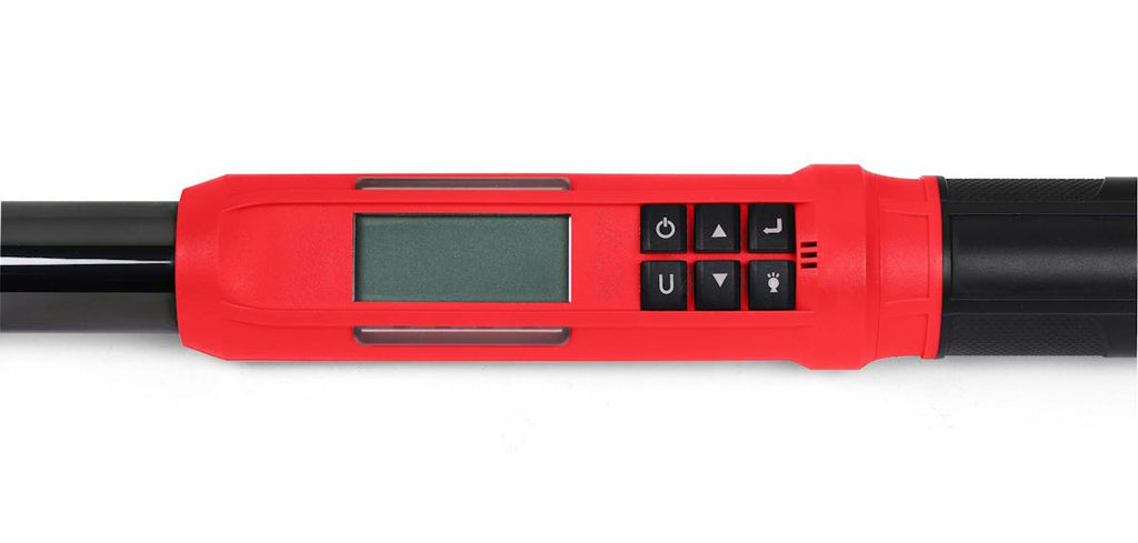 Snap-on ATECH3F300VR | TechAngle Flex-Head Electronic Torque Wrench | 1/2 in Drive, 15–300 ft-lb, Red/Black