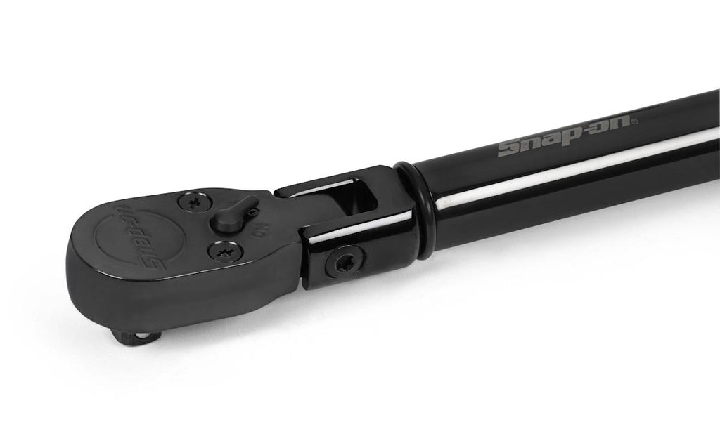 Snap-on ATECH3F300VR | TechAngle Flex-Head Electronic Torque Wrench | 1/2 in Drive, 15–300 ft-lb, Red/Black
