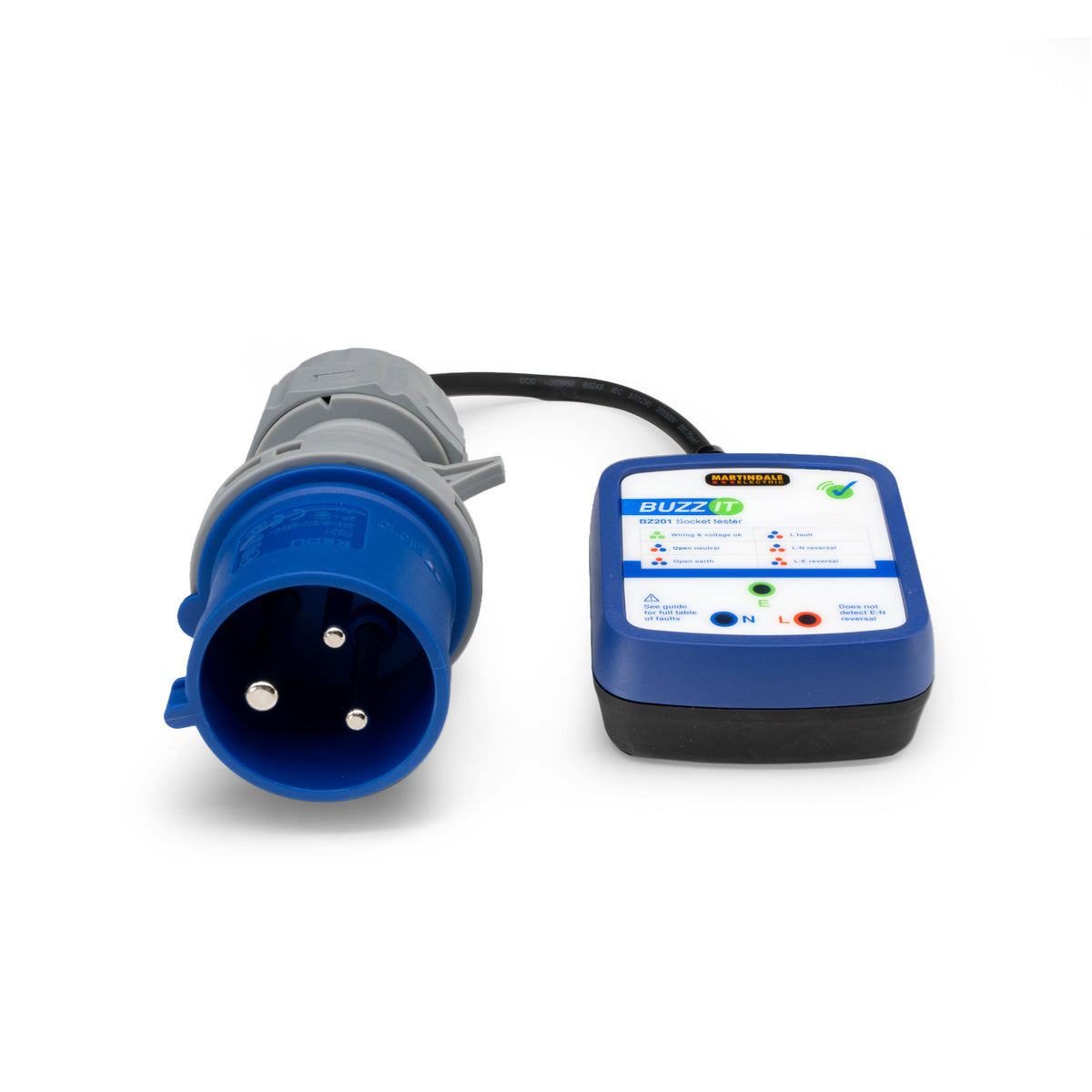 Martindale MARBZ201-32 | BZ201-32 Industrial Socket Tester with Buzzer | 230V 32A, 28 Fault Conditio - generaltechuae (2)