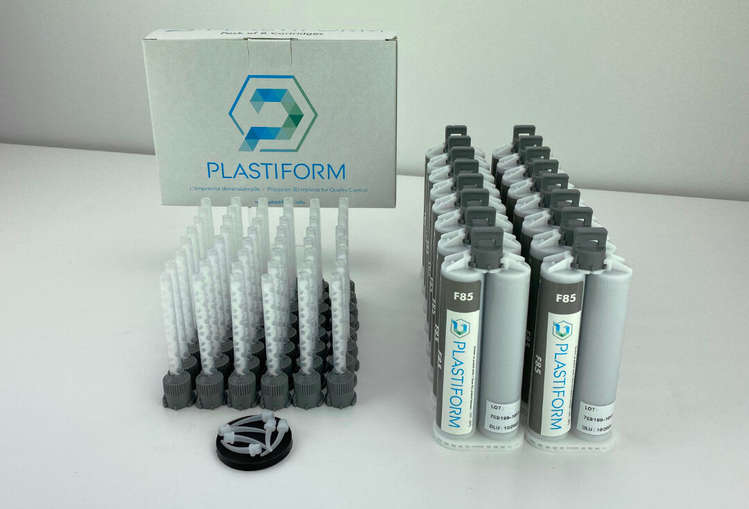 Plastiform CA-F85-16 | F85 Rigid Fluid Replication Compound | 16 x 50 ml Cartridges, 85 Shore A - generaltechuae