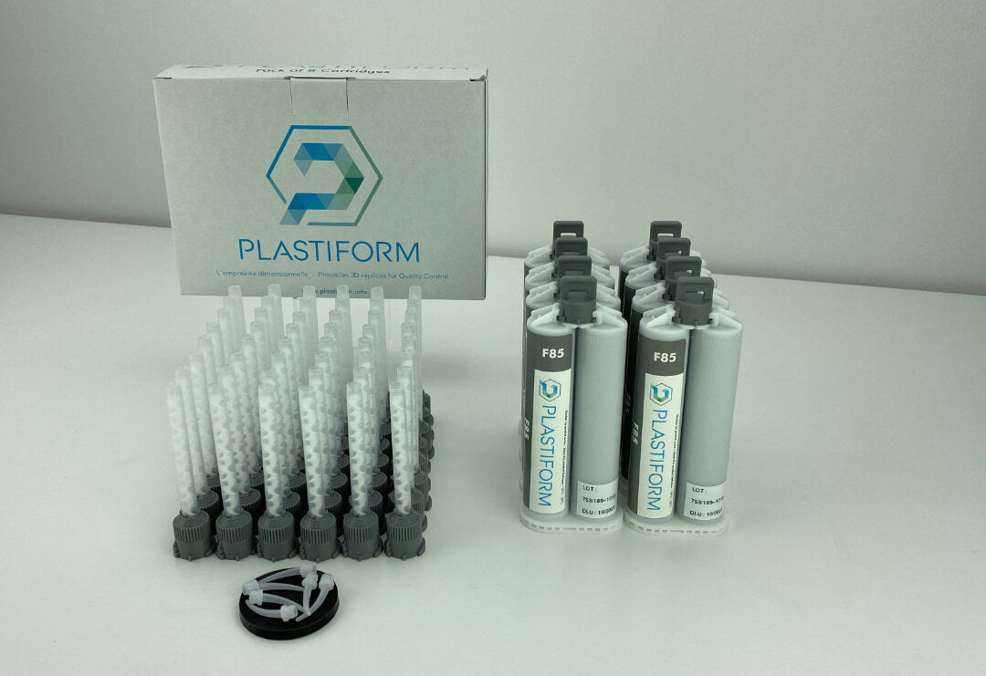 Plastiform CA-F85-8 | F85 Rigid Fluid Replication Compound | 8 x 50 ml Cartridges, 85 Shore A - generaltechuae