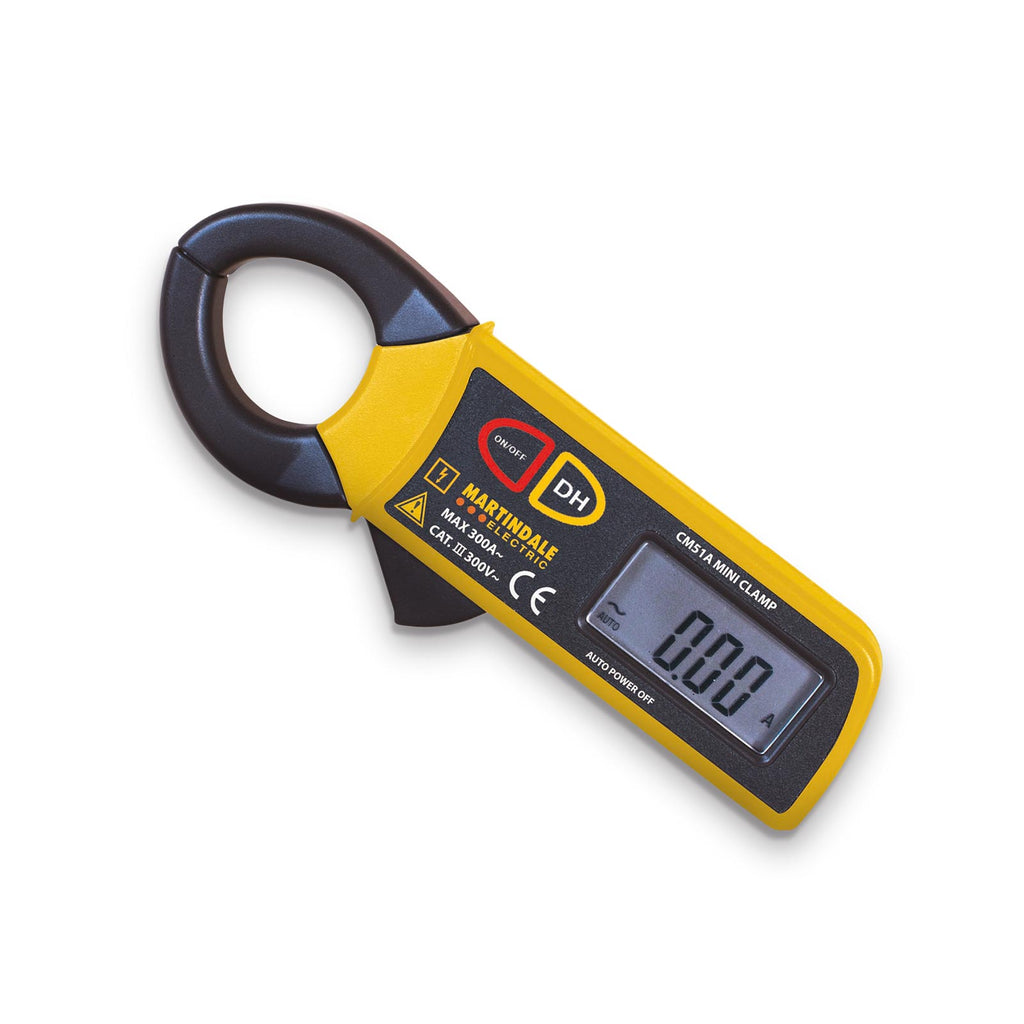 Martindale MARCM51 | CM51 Mini AC Clamp Meter | 300A, 27 mm Jaw - generaltechuae