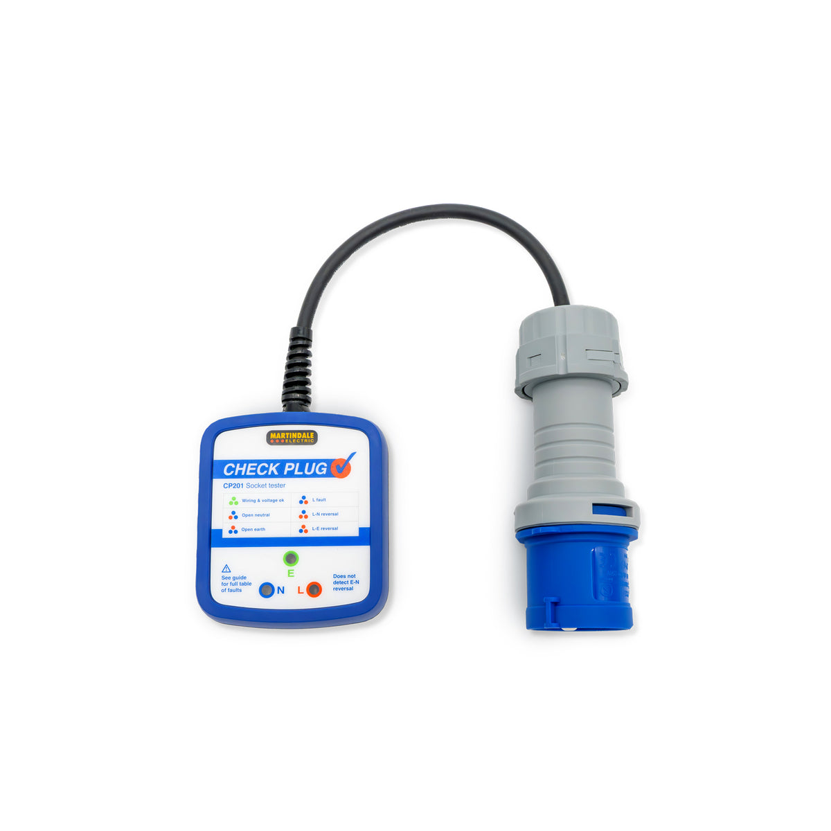 Martindale MARCP201 | CP201-16 Industrial Socket Tester | 230V 16A, CAT III 300V - generaltechuae