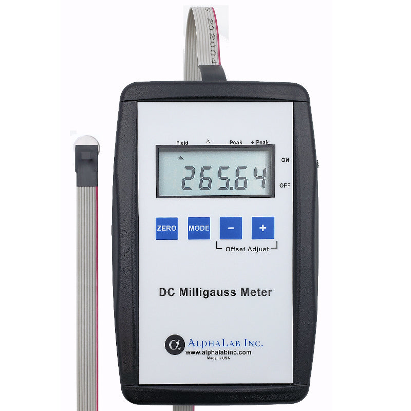 AlphaLab MGM-D1-B0-HC | DC Milligauss Meter | 1° Alignment, 3 Hz, Hard Case - generaltechuae