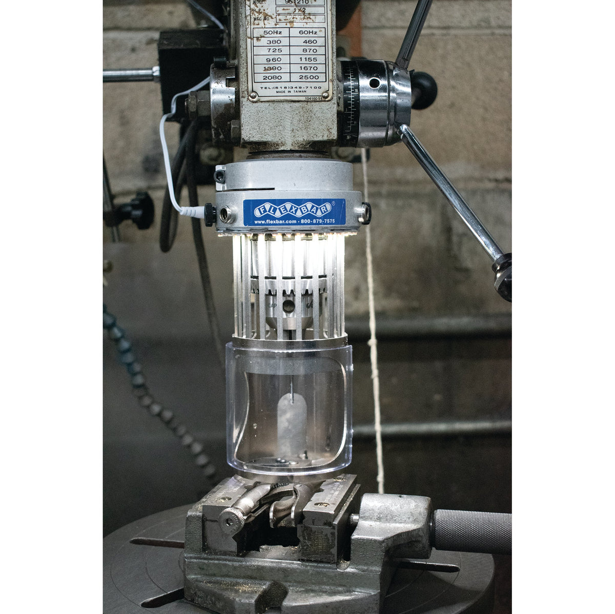 Flexbar 13198 | Drillguard-LED Drill Press Guard | 12V Wall Transformer - generaltechuae