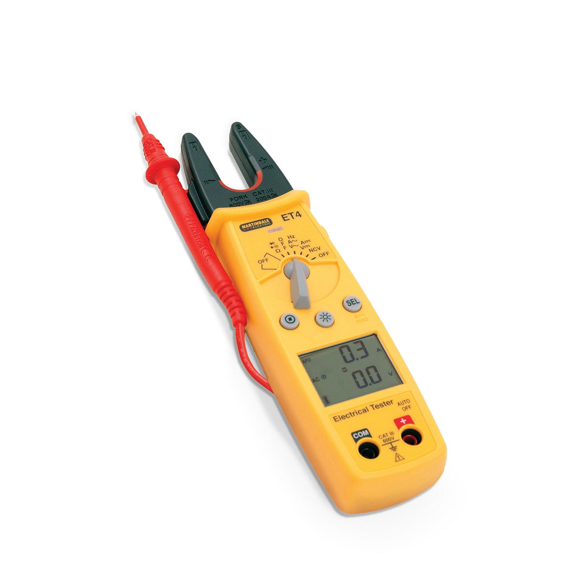 Martindale MARET4 | ET4 Open-Jaw Electrical Tester | 200A AC/DC, 600V - generaltechuae