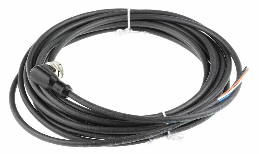ifm EVC008, Female 4 way M12 to Unterminated Sensor Actuator Cable, 5m