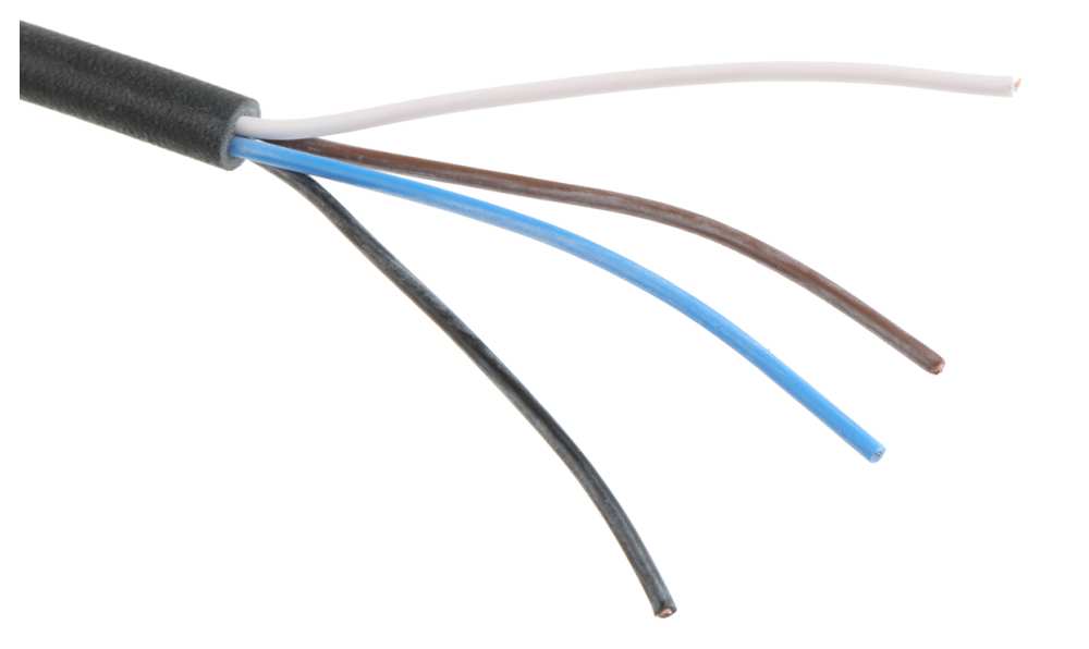 ifm EVC001, Female 4 way M12 to Unterminated Sensor Actuator Cable, 2m