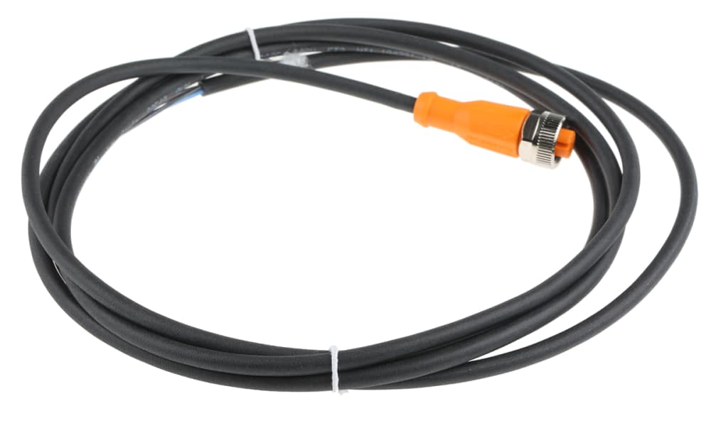 ifm EVC001, Female 4 way M12 to Unterminated Sensor Actuator Cable, 2m