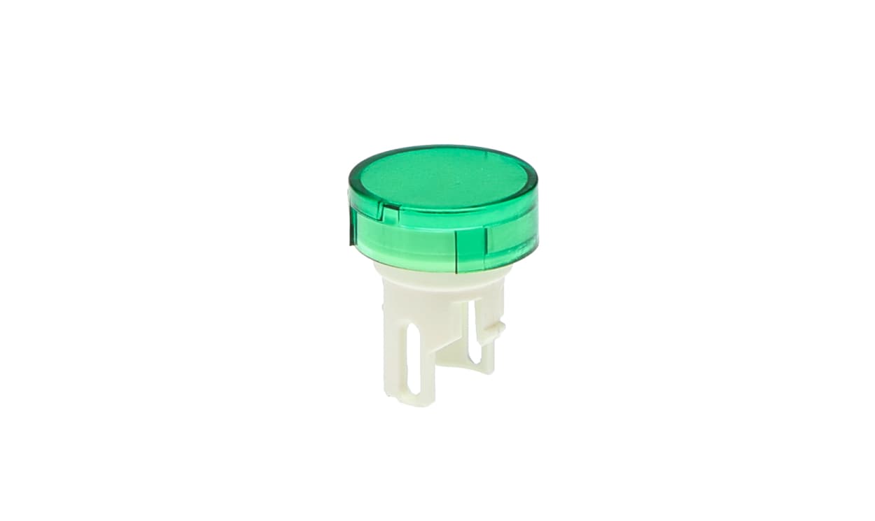 Omron A3CT-500G, Green Round Push Button Lens
