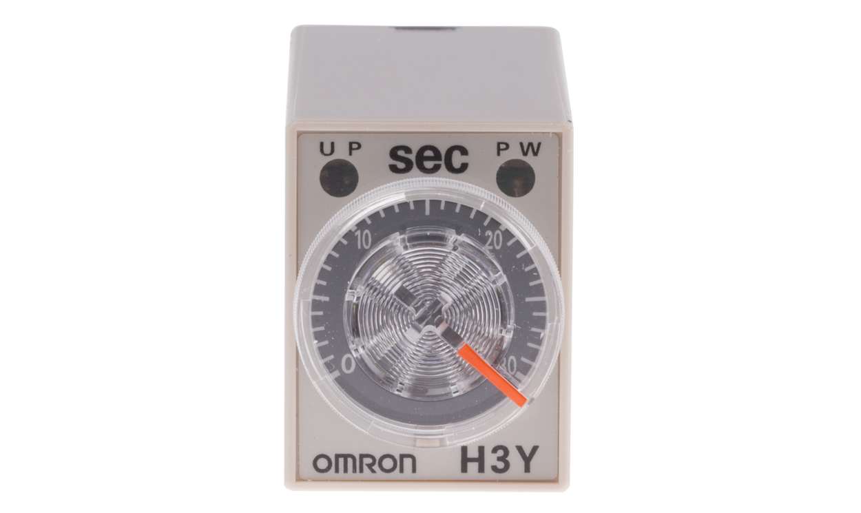 Omron H3Y-4 AC24 30S, H3Y-4 Series DIN Rail, Surface Mount Timer Relay, 24V ac, 4-Contact, 1 → 30s, 1-Function, 4PDT - generaltechuae