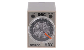 Omron H3Y-4 100-120VAC 60S, H3Y-4 Series DIN Rail, Surface Mount Timer Relay, 100 → 120V ac, 4-Contact, 2 → 60s, 1-Function, - generaltechuae