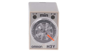 Omron H3Y-4 100-120VAC 3M, H3Y-4 Series DIN Rail, Surface Mount Timer Relay, 100 → 120V ac, 4-Contact, 0.1 → 3min, 1-Function, - generaltechuae
