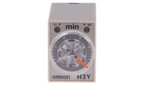 Omron H3Y-4 100-120VAC 5M, H3Y-4 Series DIN Rail, Surface Mount Timer Relay, 100 → 120V ac, 4-Contact, 0.2 → 5min, 1-Function, - generaltechuae