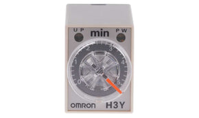 Omron H3Y-4 AC200-230 5M, H3Y-4 Series DIN Rail, Surface Mount Timer Relay, 200 → 230V ac, 4-Contact, 0.2 → 5 min, - generaltechuae