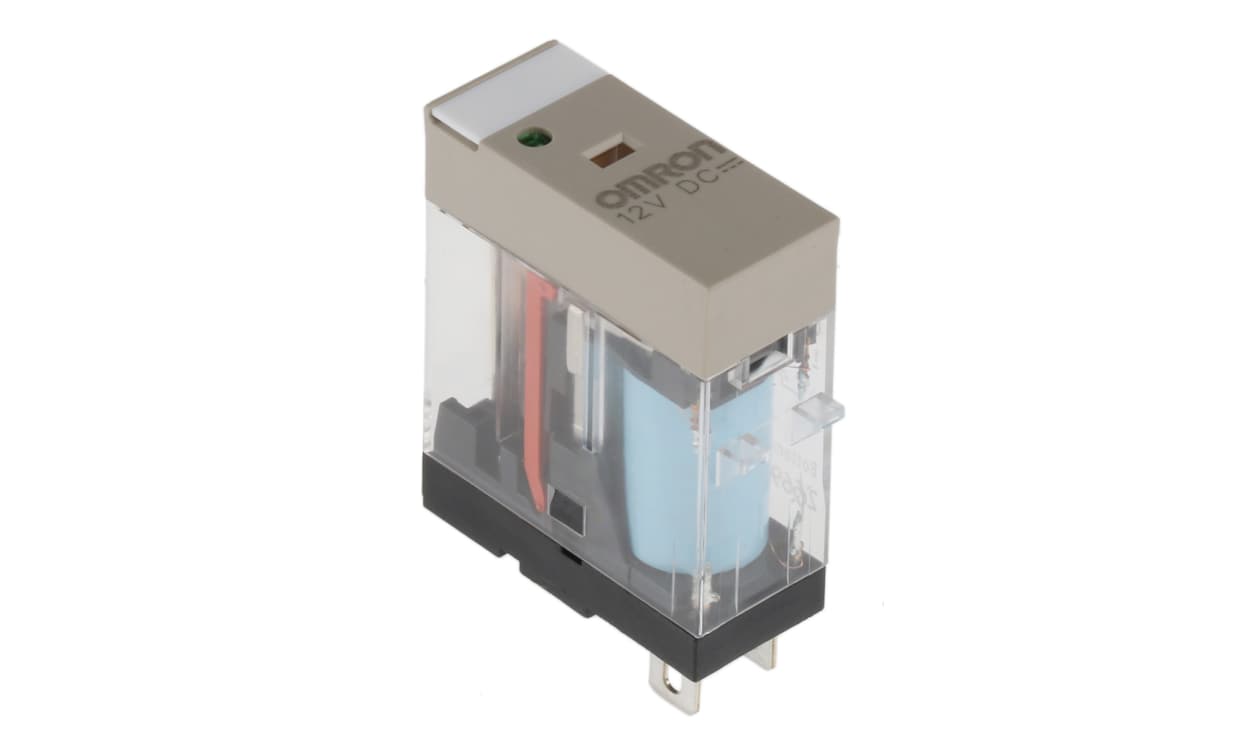 Omron G2R-1-SN 12VDC (S), Plug In Power Relay, 12V dc Coil, 10A Switching Current, SPDT