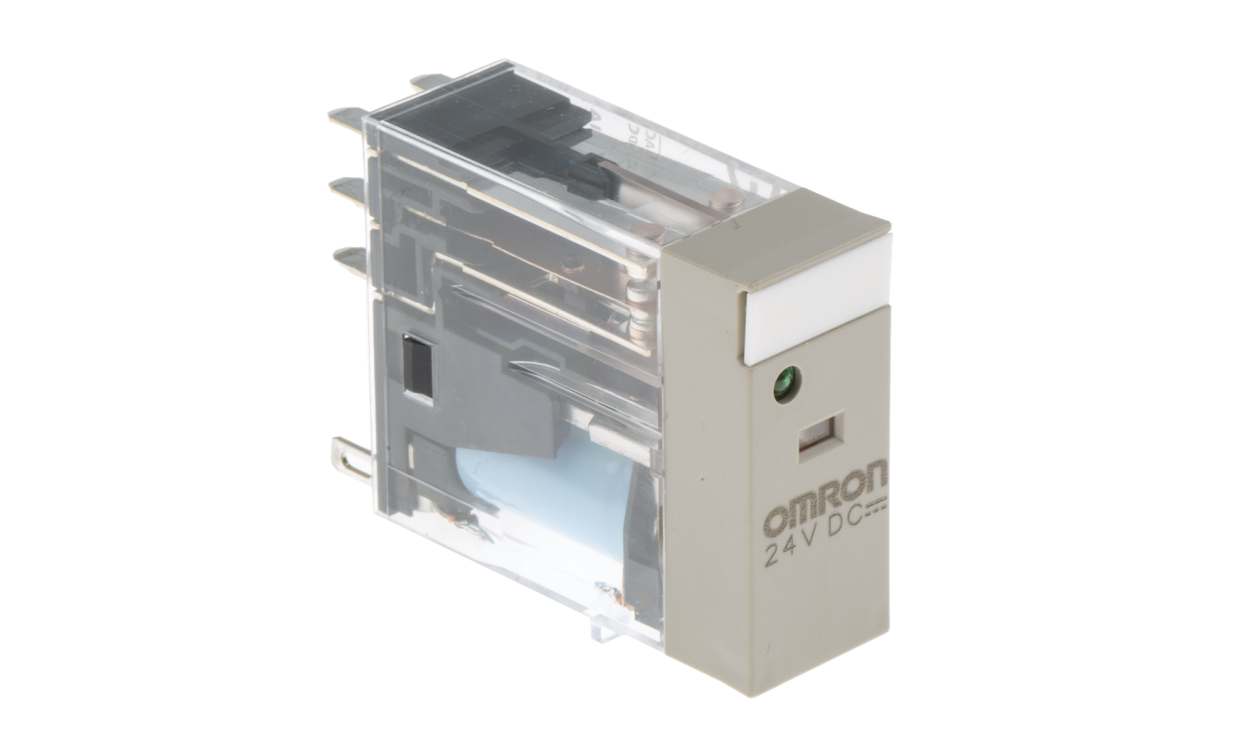 Omron G2R-2-SN 24VDC (S), Plug In Power Relay, 24V dc Coil, 5A Switching Current, DPDT - generaltechuae